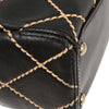 Chanel Surpique Compartment Tote Quilted Leather