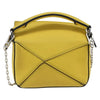 Secondhand Loewe Puzzle Bag Yellow Leather Bags
