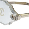 Chanel CC Logo Mirror Bangle Bracelet Metal and Plastic