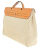 Secondhand Hermes Herbag Zip Leather and Toile