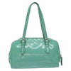 Miu Miu Zip Shoulder Bag Patent leather