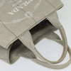 Secondhand Prada Canapa Tote Gray Canvas Bags