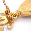 Secondhand Chanel CC Teardrop Earrings Metal with Faux
