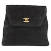 Chanel Vintage Clutch Pleated Leather