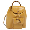 Gucci Vintage Bamboo Backpack Leather