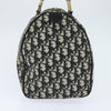 Christian Dior Vintage Trotter Boston Bag Diorissimo Canvas