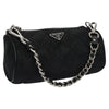 Prada Vintage Chain Handbag Quilted Tessuto