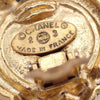 Secondhand Chanel Vintage Round Clip-On Earrings Metal with Faux