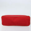 Secondhand Hermes Bolide Pouch Red Canvas Accessories