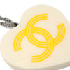 Secondhand Chanel CC Heart Pendant Necklace Metal and