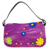Fendi Baguette Bag Embroidered Zucca Wool