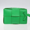 Secondhand Bottega Veneta Cassette Green Leather Bags
