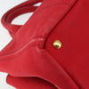 Secondhand Prada Canapa Tote Red Canvas Accessories