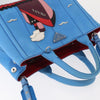 Secondhand Prada Canapa Convertible Tote Canvas with Applique