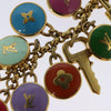 Louis Vuitton Pastilles Cles Bag Charm and Key Holder Metal and Enamel