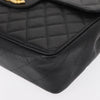Secondhand Chanel Vintage Classic Single Flap Bag Quilted Caviar