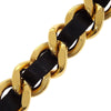 Chanel CC Medallion Chain Belt Metal with Leather