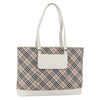Burberry Nova Check Tote Canvas and Leather