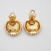 Secondhand Chanel Vintage CC Round Clip-On Earrings