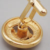 Secondhand Chanel Round CC Plate Cufflinks