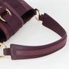 Secondhand Bvlgari Chandra Satchel Purple Leather Bags