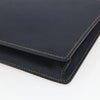 Secondhand Celine Clutch Bag Navy Leather Accessories