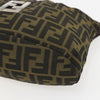Fendi Vintage Pocket Shoulder Bag Zucca Canvas