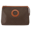 Secondhand Celine Circle Logo Macadam Pouch Canvas and