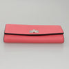 Secondhand Fendi Peekaboo Wallet Pink Leather Accessories