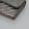 Secondhand Chanel L-Flap Wallet Chevron Patent