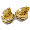 Chanel Vintage Triple cc earrings Metal