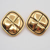 Secondhand Chanel CC Rhombus Clip-On Earrings