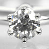 Tiffany & Co. Tiffany Setting Solitaire Ring Platinum with RBC Diamond