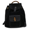 Gucci Vintage Bamboo Backpack Suede