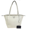 Secondhand Prada Vintage Tote White Leather Accessories