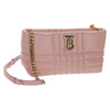 Burberry Lola Zip Shoulder Bag Quilted Leather