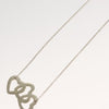 Tiffany & Co. Triple Heart Pendant Necklace Sterling Silver