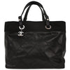 Chanel Biarritz Tote Quilted Coated Canvas