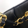 Chanel Vintage CC Chain Full Flap Bag Quilted Leather