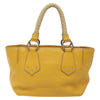 Secondhand Prada Vintage Handbag Yellow Leather Bags