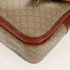 Celine Vintage Macadam Handbag Canvas and Leather