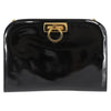 Salvatore Ferragamo Vintage Gancini Chain Shoulder Bag Patent Leather