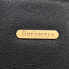 Secondhand Burberry Handle Tote Black Leather Accessories