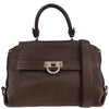Salvatore Ferragamo Sofia Satchel Grainy Leather