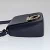 Salvatore Ferragamo Tassel Gancini Lock Flap Shoulder Bag Leather
