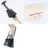 Salvatore Ferragamo Gancini Lock Flap Tote Leather