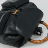 Gucci Vintage Bamboo Backpack Leather