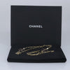 Secondhand Chanel Vintage Double Strand CC Pendant Necklace