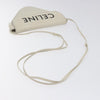 Secondhand Celine Triangle Bag White Leather Bags