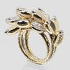 Secondhand Cartier Grain de Cafe Ring 18K Yellow Gold with 18K White Gold and Diamonds